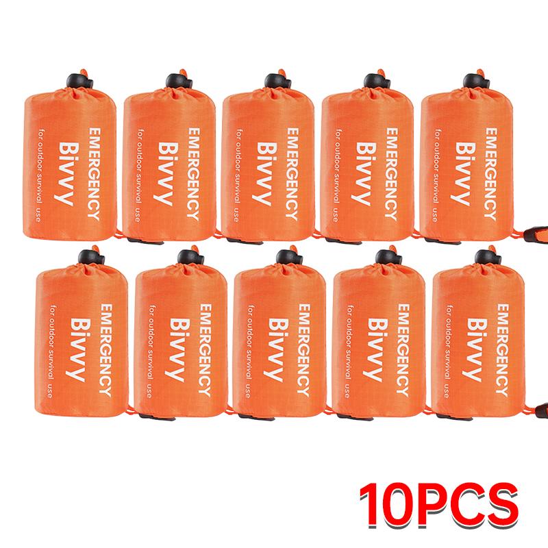Outdoor Emergency Sleeping Bag Portable Emergency Blanket Thermal Insulation Bag Waterproof and Lightweight Survival Equipment