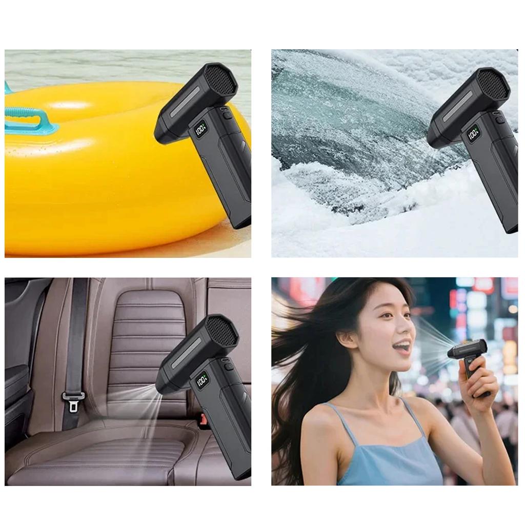 X8 Brushless Turbo Fan Blower 100000RPM Powerful Electric Air Blower Vacuum Dust Cleaner Portable Dust Cleaner Violent Jet Fan