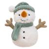 Christmas Snowman Plush Ornament, Christmas Tiered Tray Tree Christmas Decor Collectible Small Pillow - Home Desktop Decorations