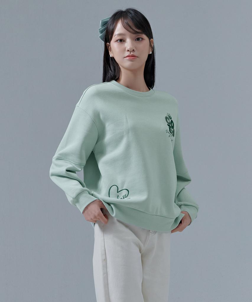 CHASECULT Women'S Brushed Embroidered Sweatshirt-Cfrg5176D0S