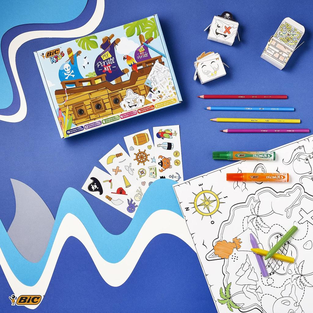 Bic Japan Big Kids Pirates Drawing Set ECOM21EU02