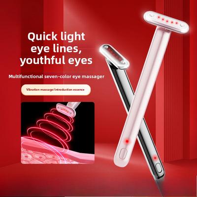 Nuevo Instrumento de Belleza de Color, Masajeador de Lifting con Luz de Color, Instrumento de Belleza y Calentamiento con Patrón de Ojos