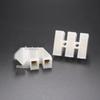 Flame Retardant PA10-3P Brass Terminal Block, 3-Position with Cross Screw and 10mm Hole Spacing