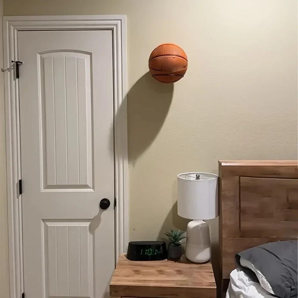 Metal Basketball Display Rack Wall Mounted Display Shelf For Basketball Football Volleyball