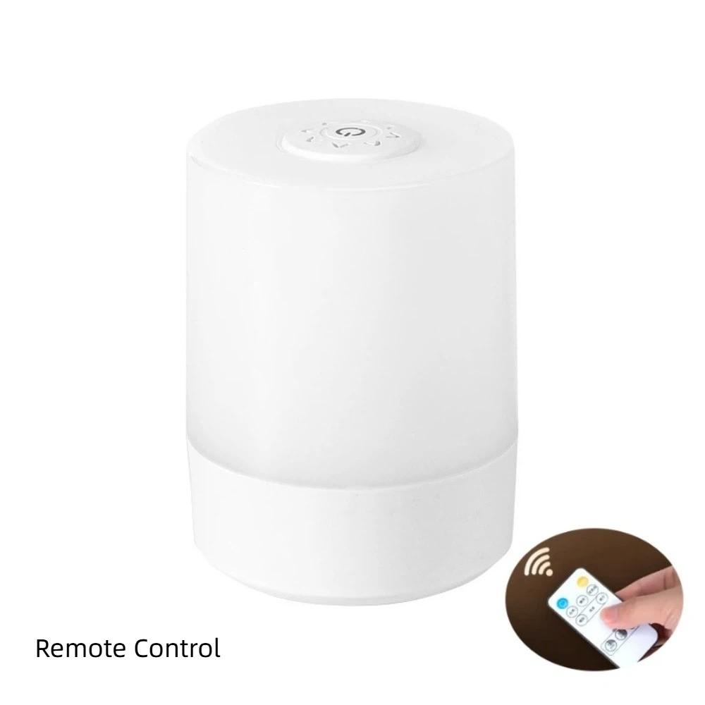 Decoration 3 Colors Dimmable Led Night Lights Touch Soft Light Desktop Night Lamps Charging Bedside Lighting Bedroom