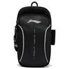 Li Ning Polyester Arms Bag Cell Phone Pouch Unisex Black ABDV087-1