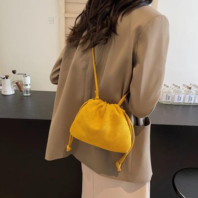 Bag Crossbody Bucket Drawstring Bag For Women Versatile Designer Bags Women Shoulder Bag Purse And Handbags