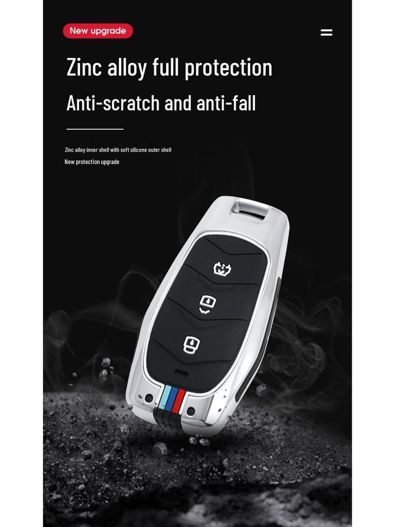 Dongfeng Fengguang 580 Key Cover for Women - 2022 Model High-End Decorative Car Bag Buckle Shell