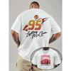 Men'S T-Shirt Featuring A Collaboration with Cars, Showcasing Lightning Mcqueen with The Number 95 Signature