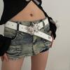 Fashion Waist Belt Women PU Belt Y2K Cool Girl Waist Decor Clothing Accessories