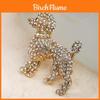 Animal Dog Alloy Brooch With Electroplated Finish For Formal Wear And Gift Purposes