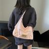 Fashion High-grade Texture Pu Rivet Large-capacity Women's Commuter Bag Exquisite Locomotive Underarm Shoulder Messenger Bag