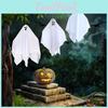 Urocze, materiałowe rekwizyty do zawieszania duchów na imprezę halloweenową, dekoracja ogrodu i montaż