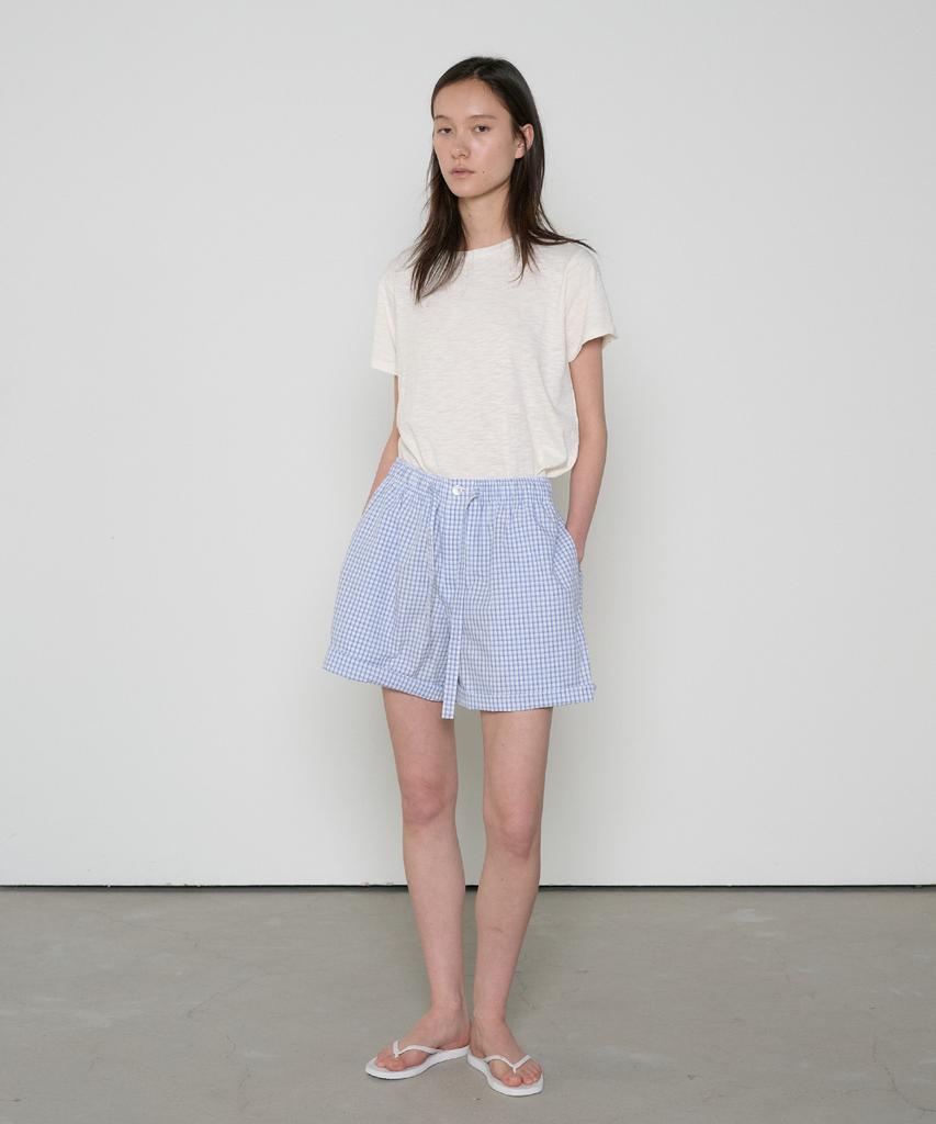 Jeonggamseutyudio Pigment Dyed Slub Cotton Tee_4 Color