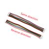 10Pcs/lot Micro JST 1.25mm Wire Connector Pitch 1.25mm 2P 3P 4P 5P 6P 7P 8P-12Pin Female to Female Plug Same / Reverse Direction