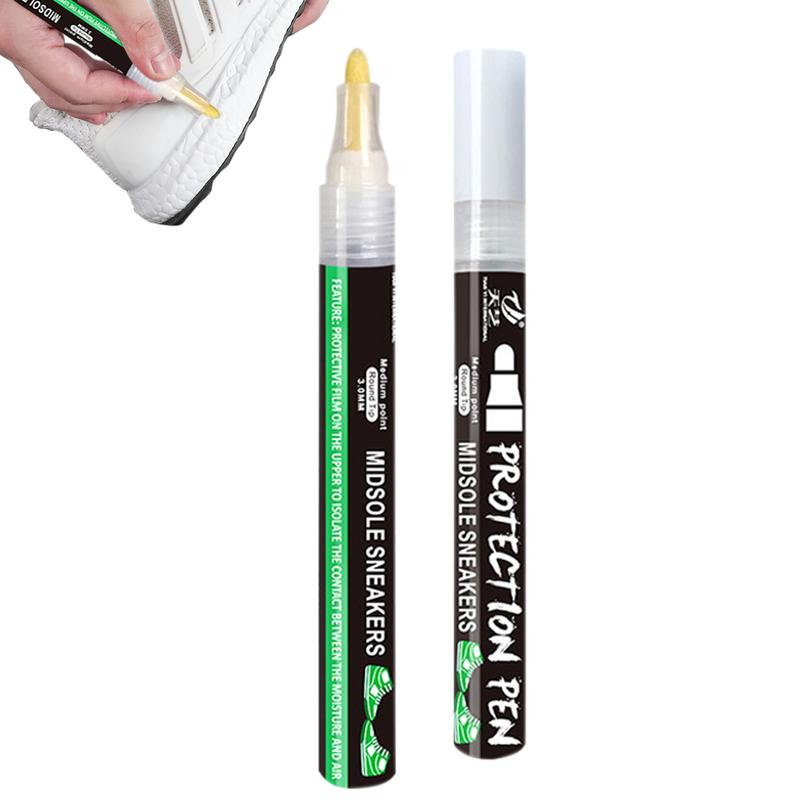 

White Trainer Pen Midsole Restore Sneaker Marker Midsole Marker Cleaner Shoes Sneakers Repair Paint Leather Pen Shoe Whitener China Mainland