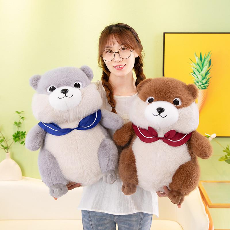 Groundhog Cute Cartoon Animal Plush Pp Cotton Filling Kids Gift Decoration Home