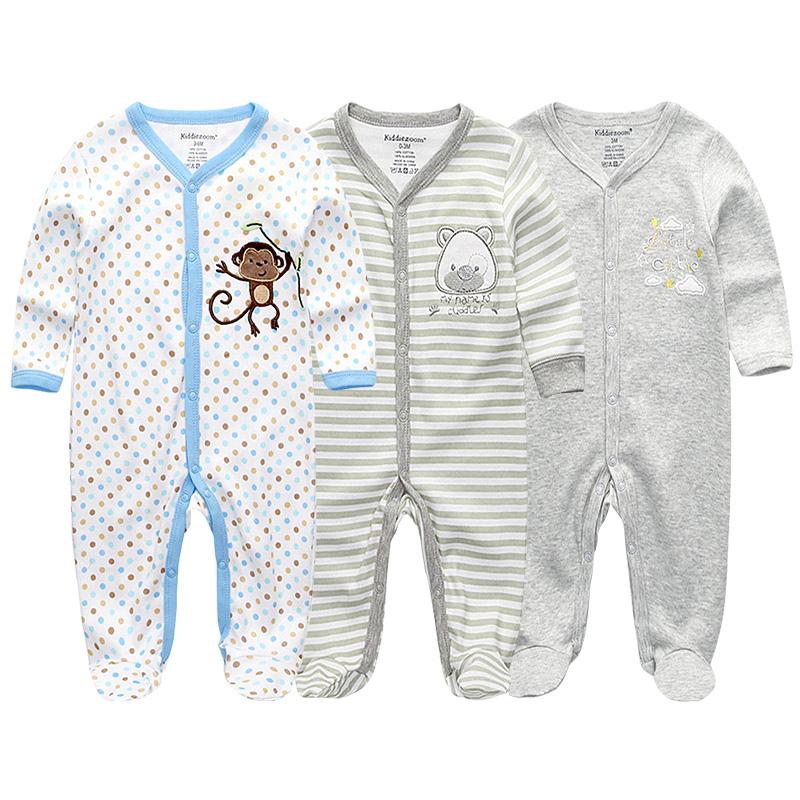 Pagliaccetti per neonati Pagliaccetto a maniche lunghe Neonato Ragazzo Ragazza Vestiti Tute Cotumes Abbigliamento per neonati Moda