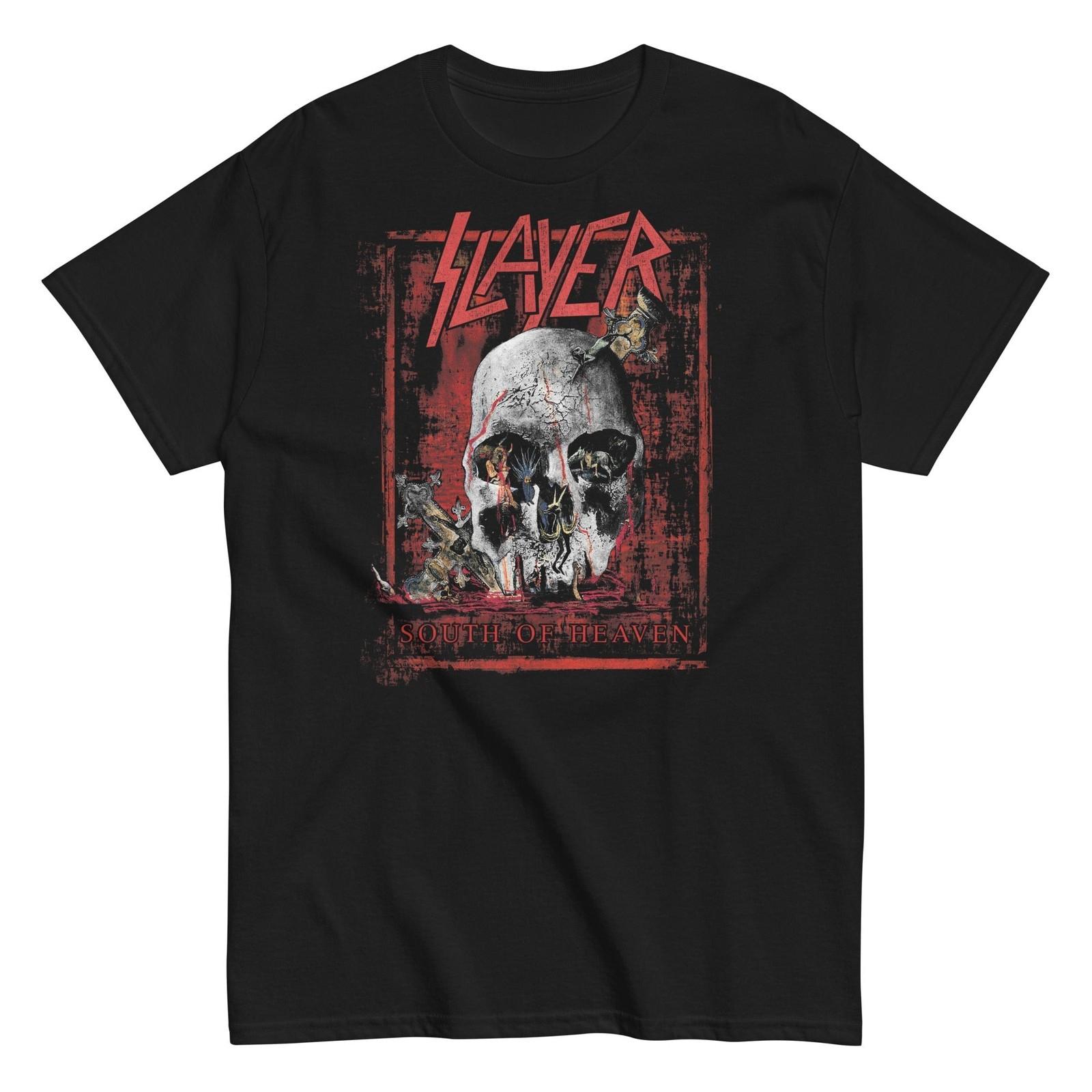 MerchMoment Slayer South of Heaven T-Shirt T-Shirt Black New S