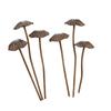 1Pcs Metal Mushroom Garden Stakes Retro Rusty Mushroom Plaque Garden For Yard Patio Lawn Outdoor Decor