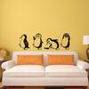 Cute Cartoon Penguins Self-Adhesive Wall Stickers Decal Kids Room Home DIY Decor