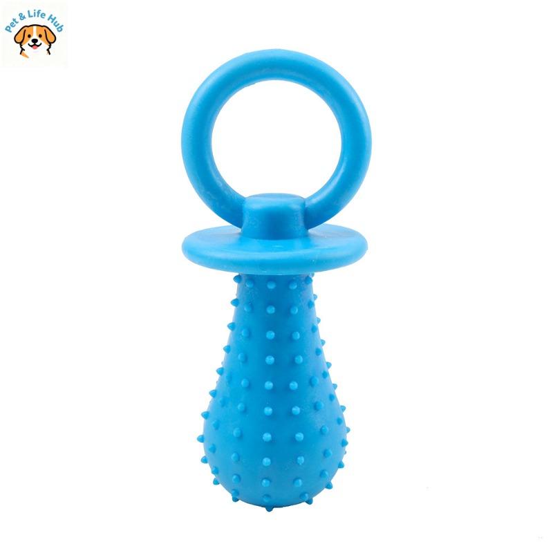 Teeth Grinding Sound Bite Resistant Rubber Mini Pacifier Cat Pet Supplies Toys Teddy VIP Small and Medium Dog Toys Pet Supplies