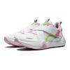 Li Ning Kids Sports Trend Shock Absorption Rebound Breathable Low Top Casual Shoes Unisex Casual Shoes White Pink YKCU128-2