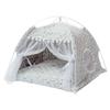 Sweet Princess Cat Bed The General Teepee Closed Cozy Hammock With Floors Foldable Cat Tent Dog House Bed Pet Basket Cushion