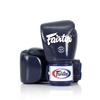 Fairtex Originální kožené boxerské rukavice BGV1 Modré 14oz
