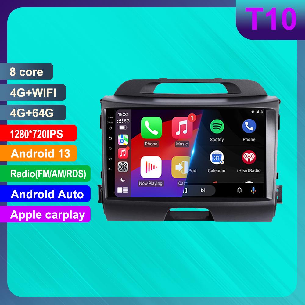 Kia Sportage 3rd Gen Android GPS Navigation with Carplay & HD Reverse Camera