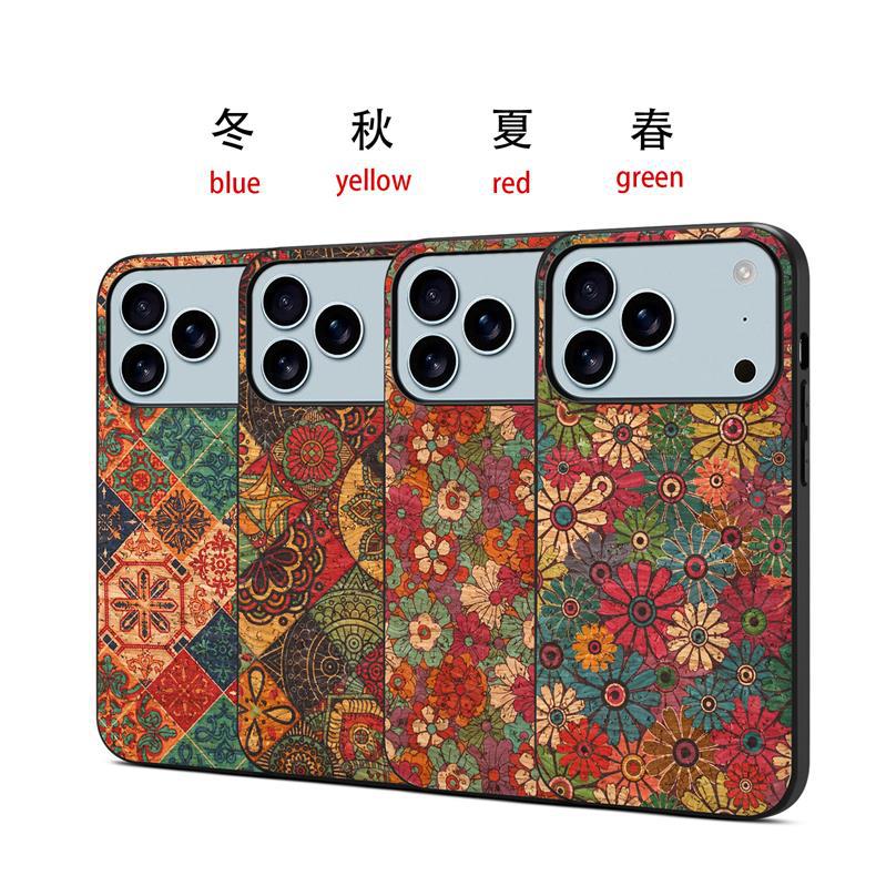 Denior is suitable for iPhone 17 phone cases, Apple 16 Pro Max anti-drop protective case, 14 Pro floral back cover