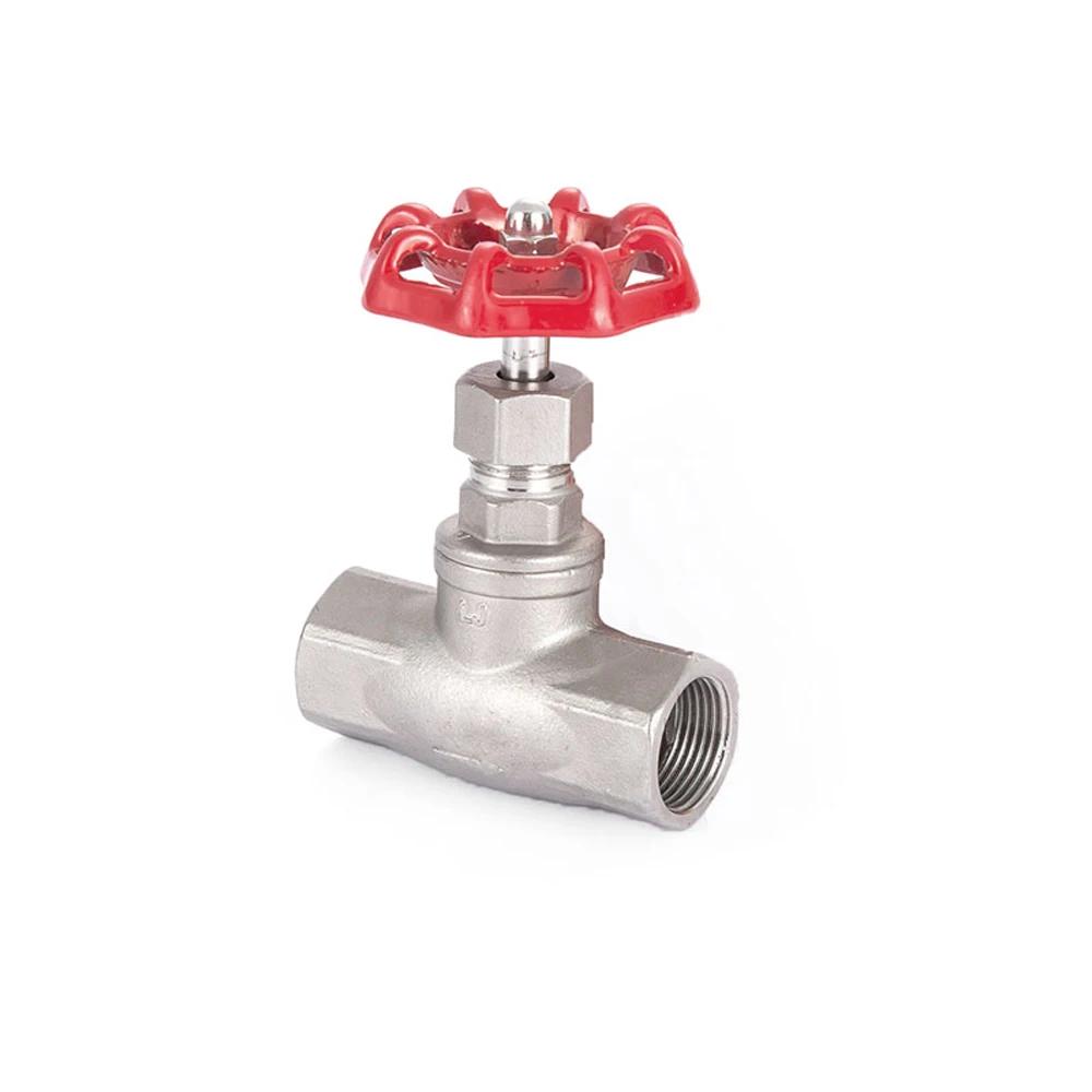 DN15-50 1/2" 3/4" 1" 1-1/4" 1-1/2" 2" BSPT Female Shut-off Valve 304 Stainless Steel Water Gas Oil Home Garden