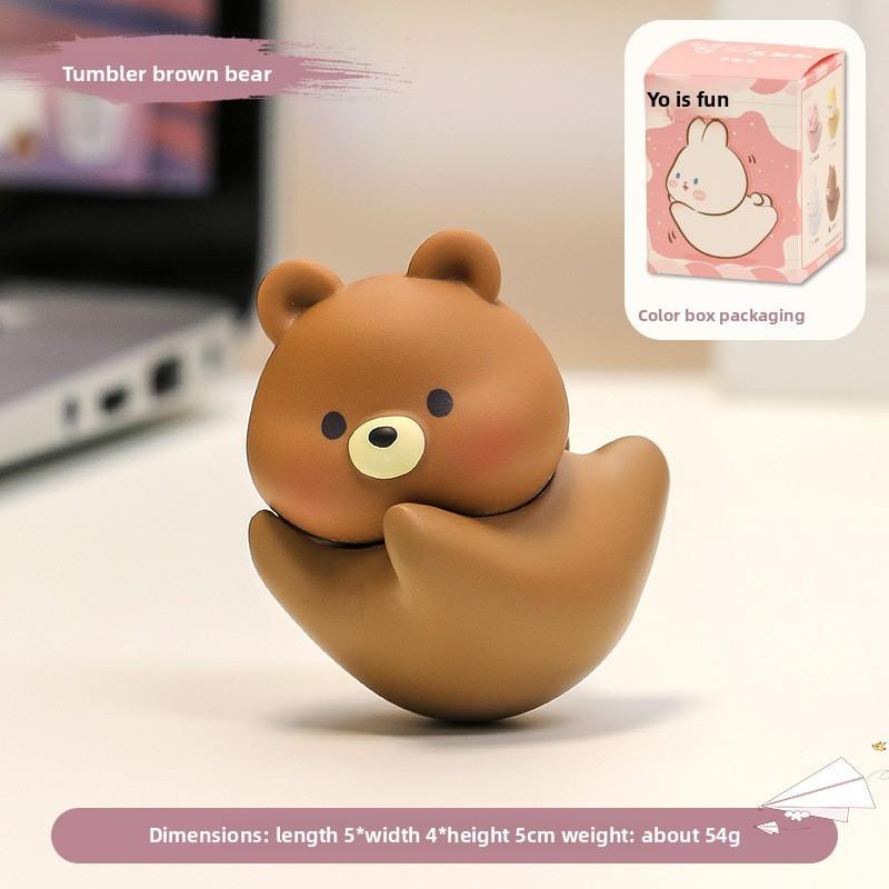 Resin Animal Desk Toy With Stressrelief Design For Office Decor And Gift Giving