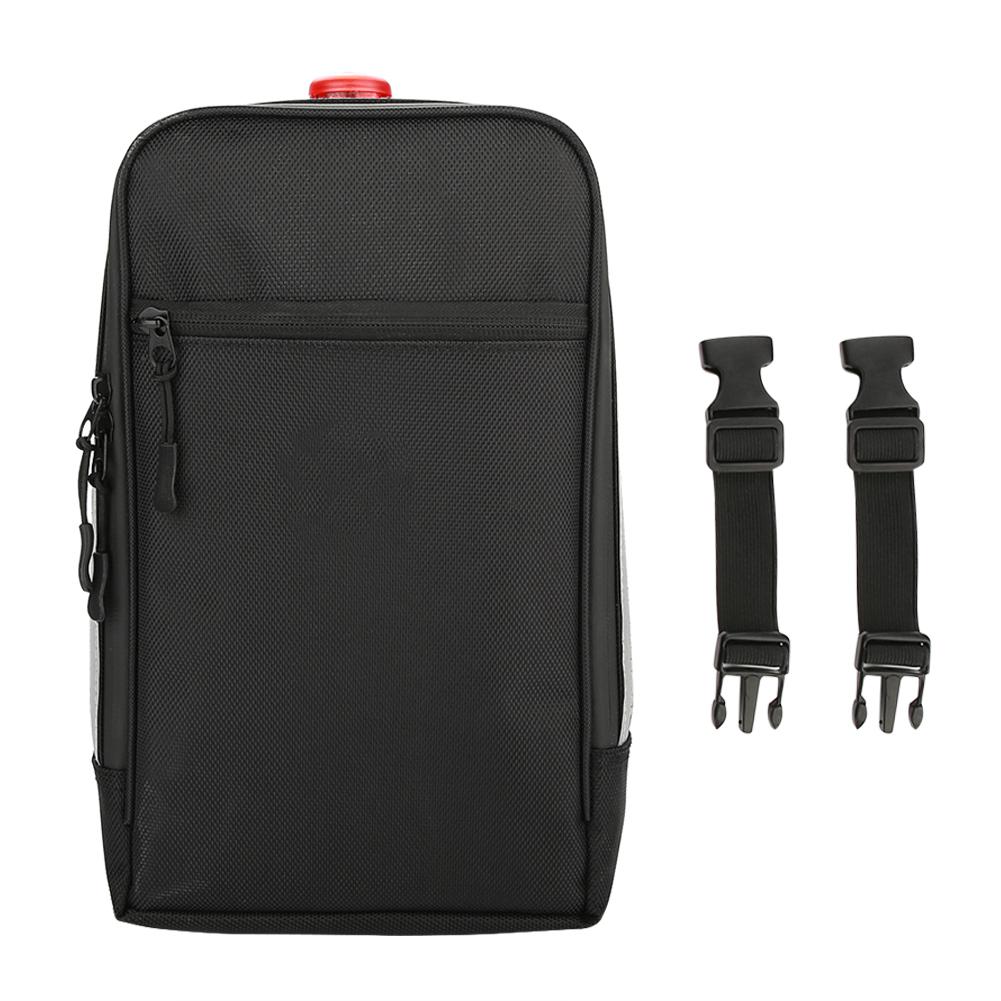

B Waterproof Bike Rr St Bag with Warning Light for Night Cycling
