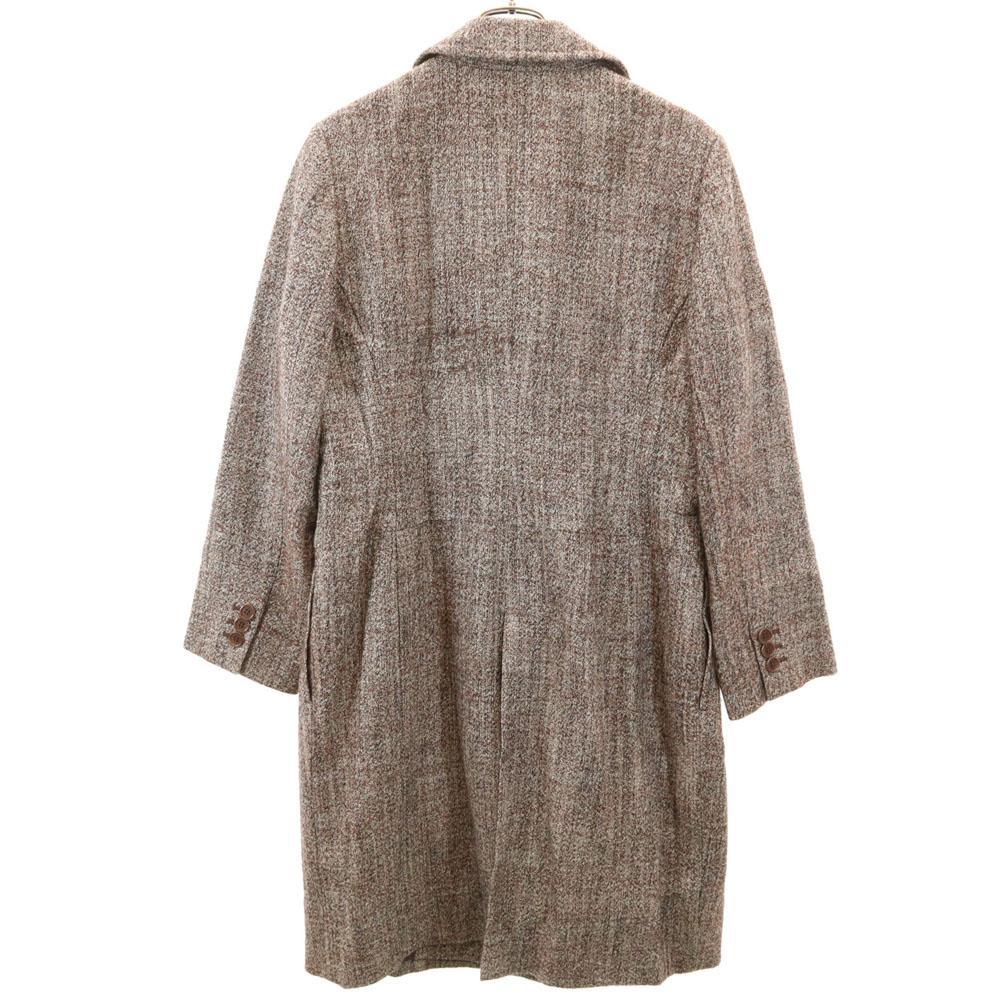 Paul Smith BLACK LABEL Wool Blend Chester Coat 46L Brown Women Used