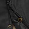 Men Fall Winter Vest Thick Plush Sleeveless Zipper Closure V Neck Solid Color Multi Pockets Mid-aged Father Fishing Waistcoat Men Winter Vest Coat