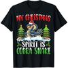 Cobra Snake Santa Hat Xmas Lights Christmas Cobra Snake T-Shirt GIU Mens Womens Tank Top Sweatshirt Hoodie 8 Black