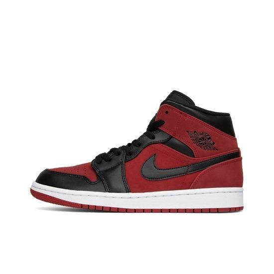 Air Jordan 1 Mid Reverse Banned 554724-610 Men's Sizes