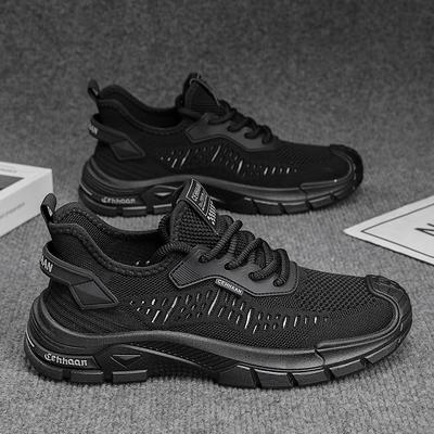 Shoes Summer New Soft-soled Shock-absorbing Casual Sports Shoes Youth Breathable Mesh Shoes