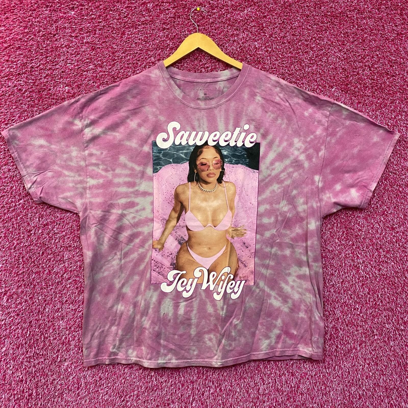 Saweetie Icy Wifey High Maintenance Oversized Rap Tie Dye 2X XXXXL
