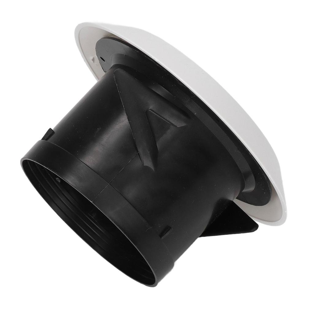 Round Air Vent ABS Louver Grille Cover Soffit for Bathroom Office Kitchen Ventilation 4in