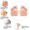 8pcs Coussinet Plantaire Gel Coussin Gel Pieds,coussinet d'avant-pied,Soulager la Douleur Plantaire pour homme et femme