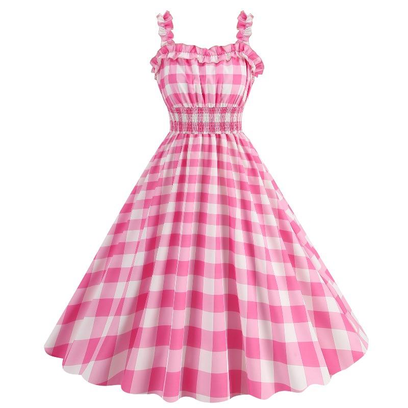 IHUASU Fashion Summer Spring Sleeveless Casual Dresses S