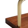 Wooden Table Napkin Organizer Aluminum Paper Towel Dispenser Holder for Banquet Kitchen Dining Table