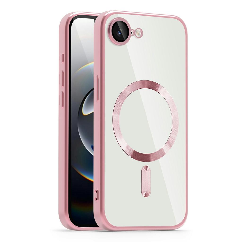 For iPhone 16e Case Compatible with MagSafe TPU+PC Clear Back Cover