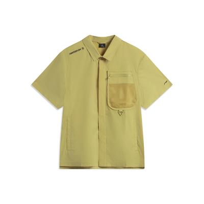 Outdoor Serie Sport Lässig Einfarbig Blockfarben Locker Geschnitten Poloshirt Herren Hemden ASHV055-3