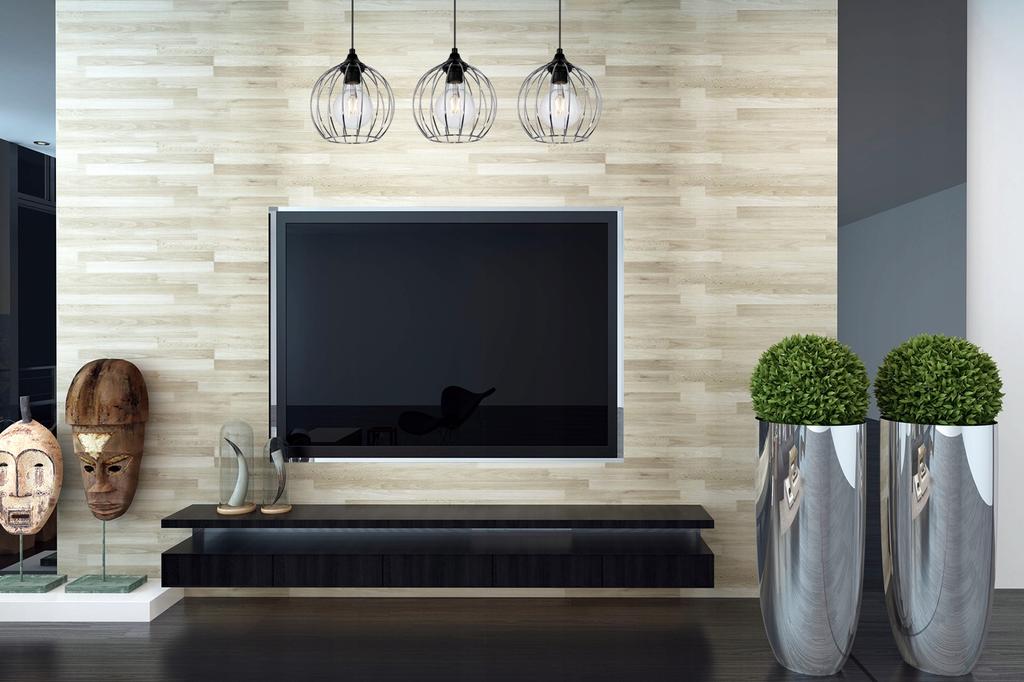 CEILING HANGING LAMP, WIRE CHROME LED