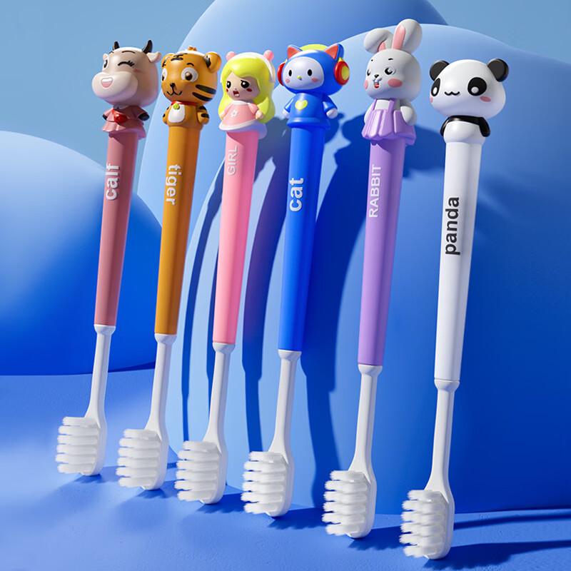 Lemeiguo Kids Cartoon Soft Bristle Toothbrush