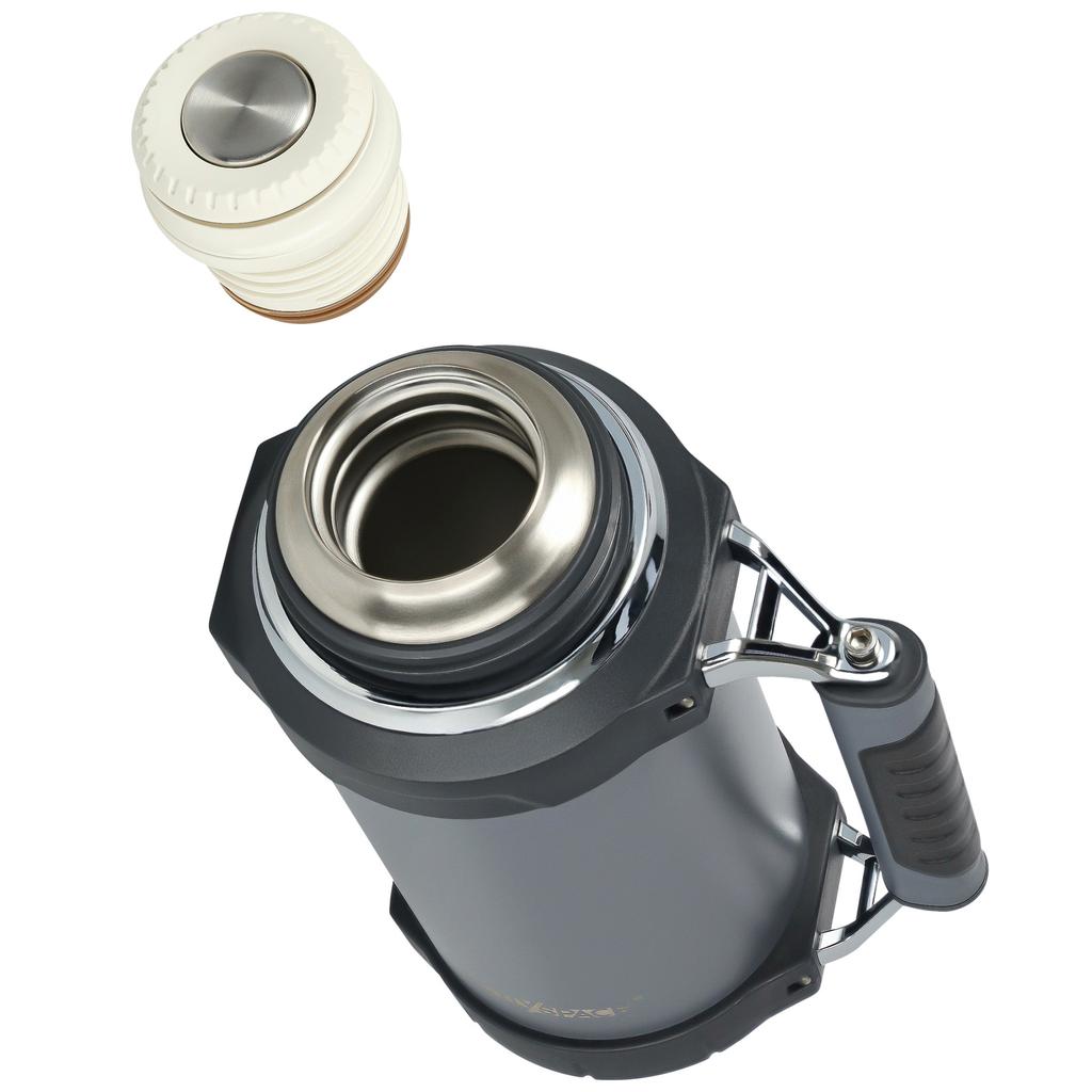 Insulated Travel Mug For Coffee & Tea 2 Liters Premium