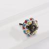 Simple Single Hole Ceramic Pumpkin Handle Round Vintage Vintage Cabinet Knob European Style Creative Door Pull Handles Furniture